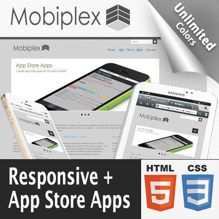 Mobiplex // Responsive // App Store Apps // Bootstrap 3 // Unlimited Colors